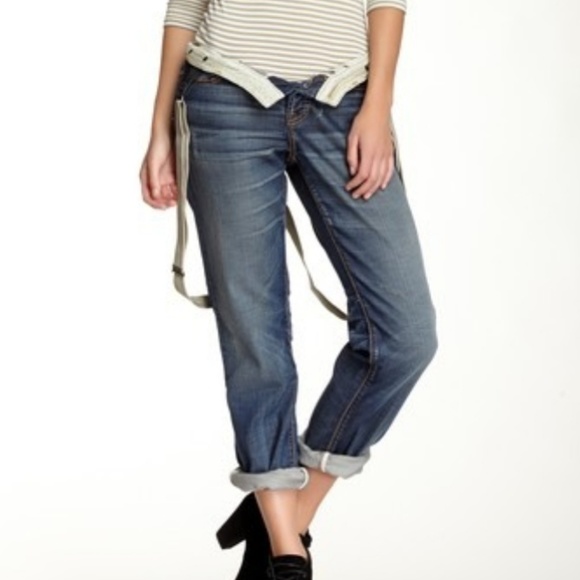 Stitch's Denim - STITCH'S THE X BOYFRIEND JEANS WITHOUT SUSPENDERS